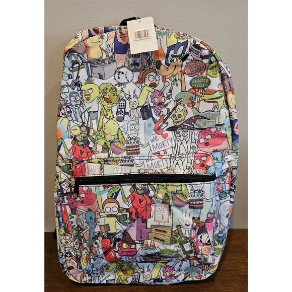 Rick And Morty Backpack NWT - Picture 3 of 11